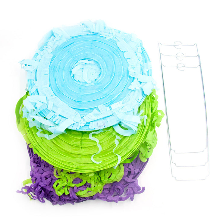 3 pcs/set Mermaid Wishes Hanging Jelly Fish Paper Lanterns