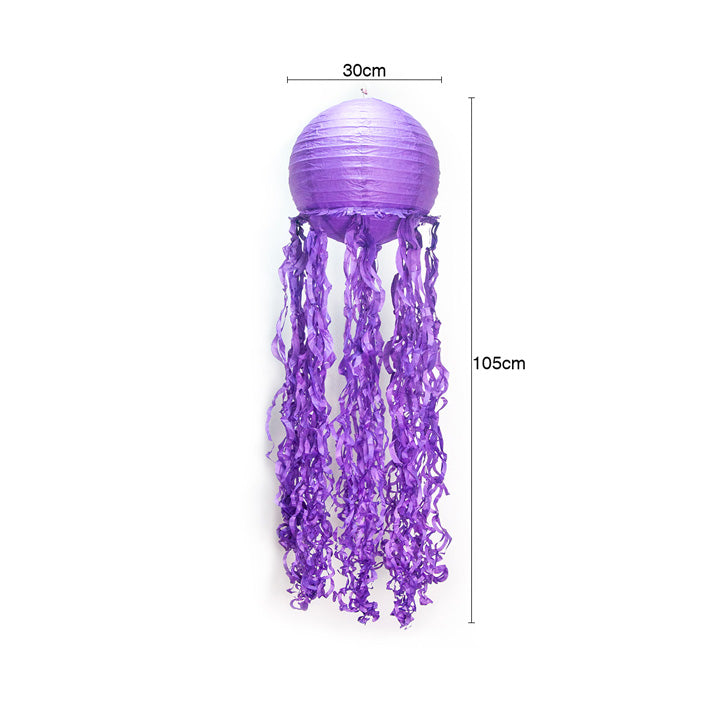 3 pcs/set Mermaid Wishes Hanging Jelly Fish Paper Lanterns