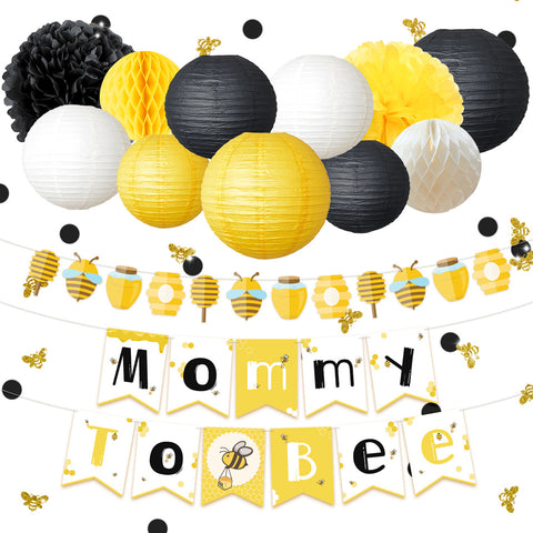 Image of Mommy To Bee  Baby Shower Set