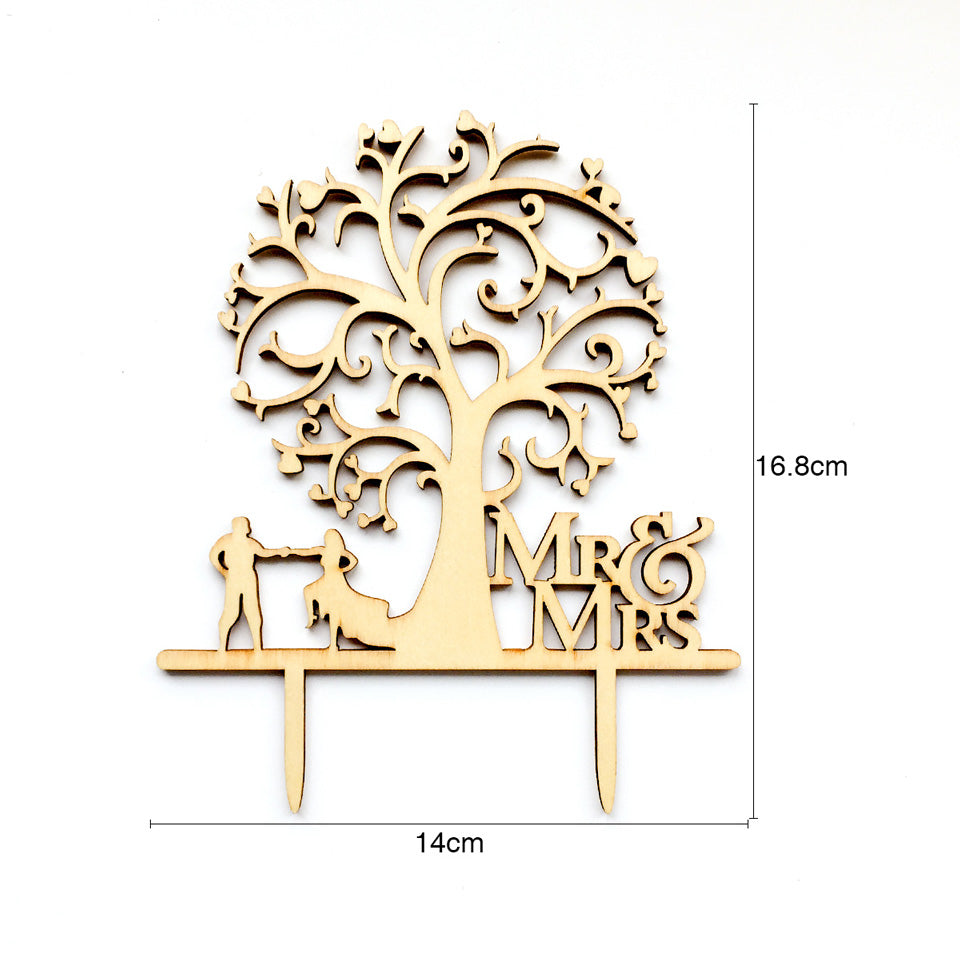 Mr Mrs Wedding Cake Topper | Nicro Party