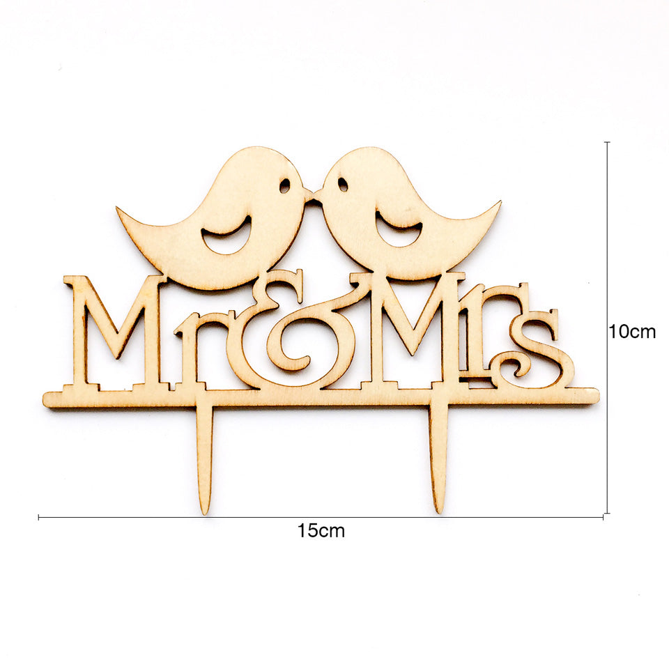 Mr Mrs Wedding Cake Topper | Nicro Party