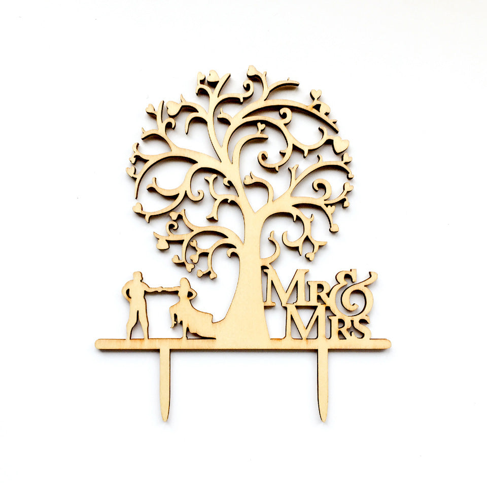 Mr Mrs Wedding Cake Topper | Nicro Party