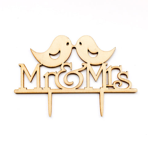 Image of Mr Mrs Wedding Cake Topper | Nicro Party
