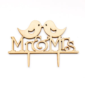 Mr Mrs Wedding Cake Topper | Nicro Party