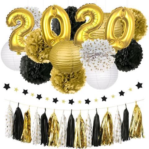 New Year 2020 Gold Party Decoration Kit | Nicro Party