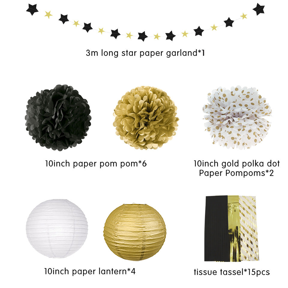 New Year 2020 Gold Party Decoration Kit | Nicro Party