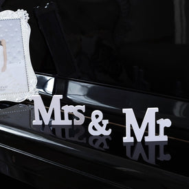 Mr & Mrs Letters Wedding Decoration Sign
