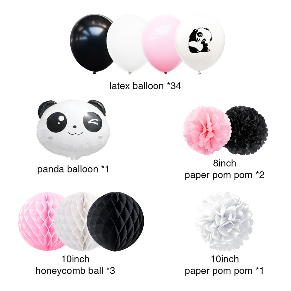 Panda Theme Party Decoration Kit