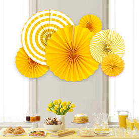 6 or 8 pcs/set Party Paper Fans   | Nicro Party