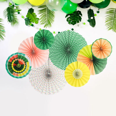 6 or 8 pcs/set Party Paper Fans   | Nicro Party