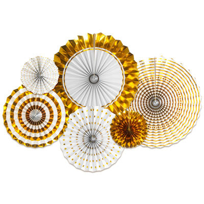 6 or 8 pcs/set Party Paper Fans   | Nicro Party