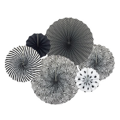 6 or 8 pcs/set Party Paper Fans   | Nicro Party