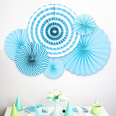 6 or 8 pcs/set Party Paper Fans   | Nicro Party