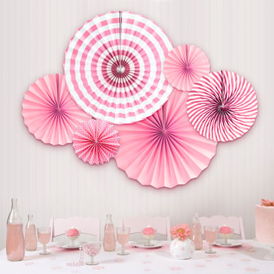 6 or 8 pcs/set Party Paper Fans   | Nicro Party