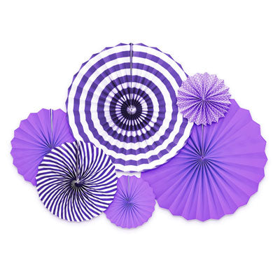 6 or 8 pcs/set Party Paper Fans   | Nicro Party