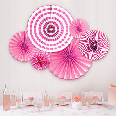 6 or 8 pcs/set Party Paper Fans   | Nicro Party