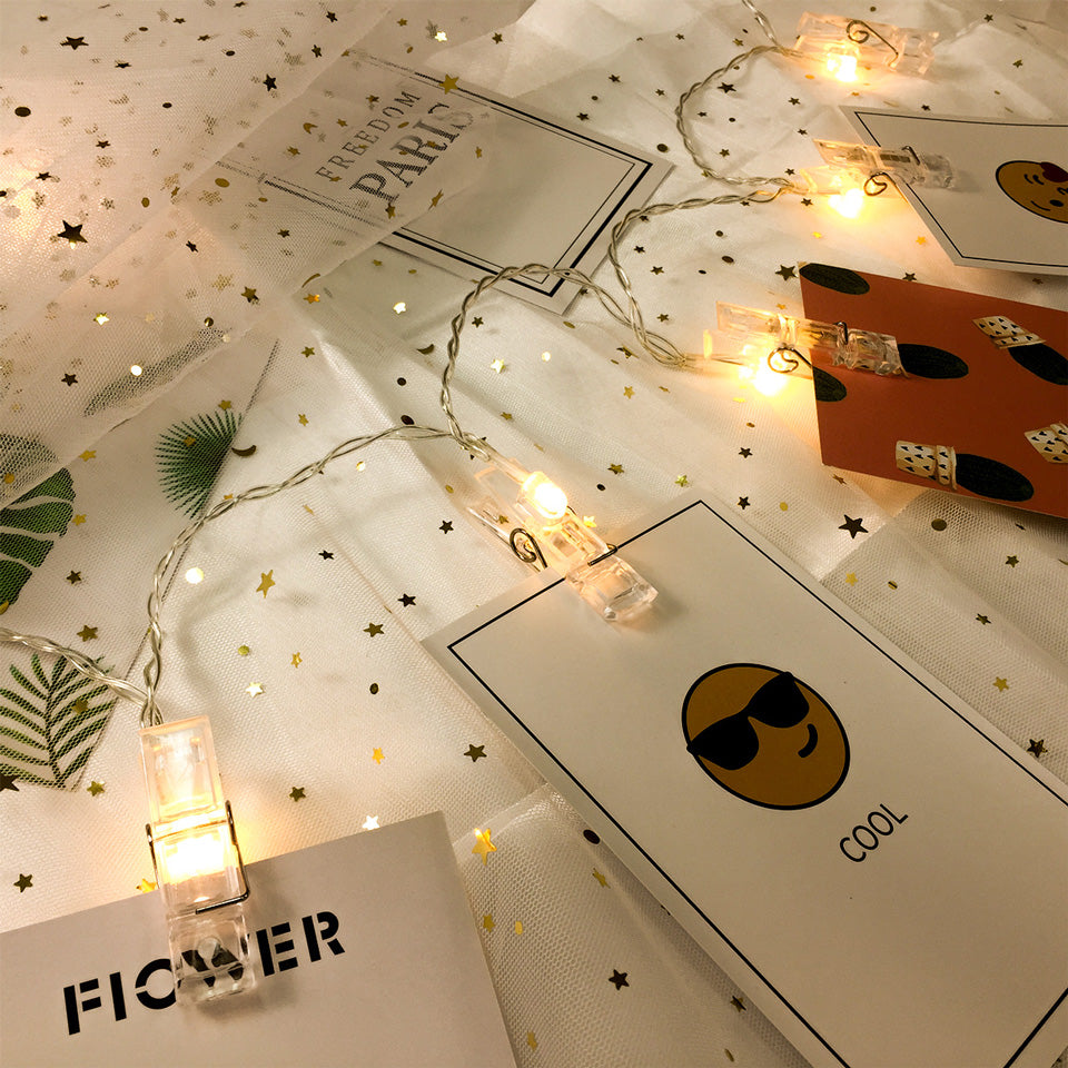 LED Photo Hanging Clips 