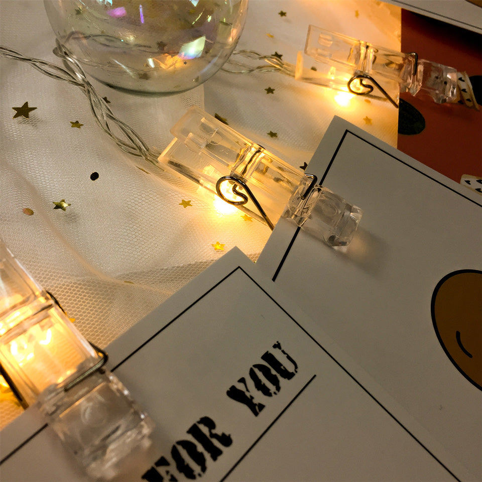 LED Photo Hanging Clips 