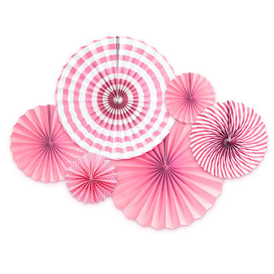 6 or 8 pcs/set Party Paper Fans   | Nicro Party