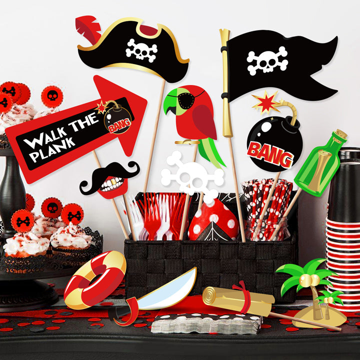 Pirate Theme Photo Booth Props | Nicro Party
