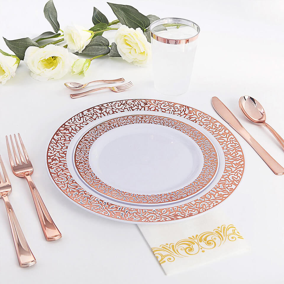 Disposable Clear Dinnerware Set  | Nicro Party