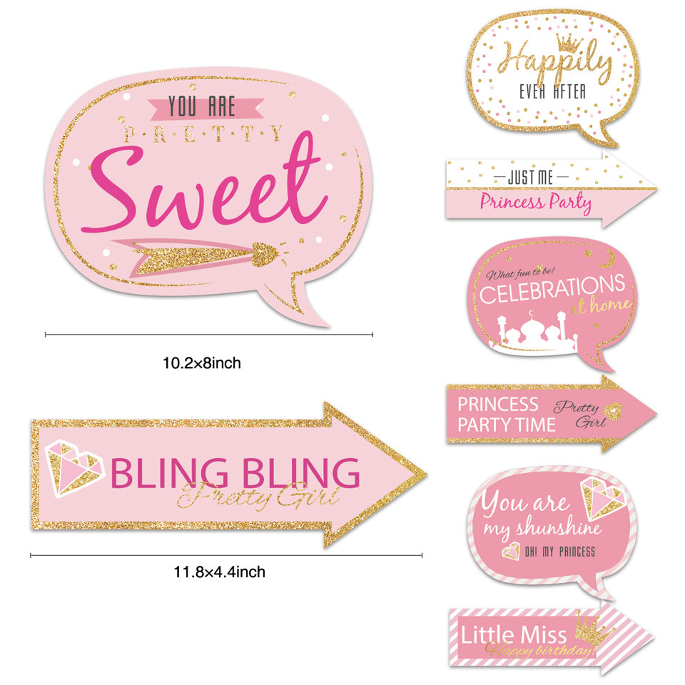 Princess Photo Booth Props | Nicro Party