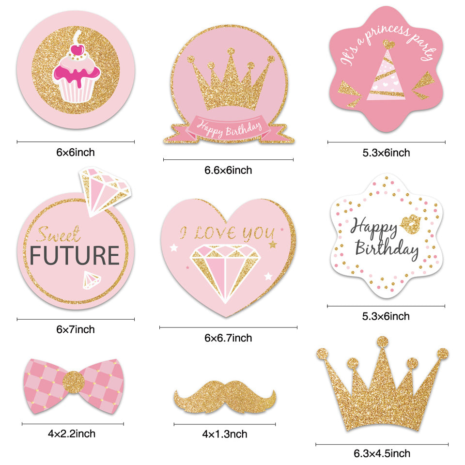 Princess Photo Booth Props | Nicro Party