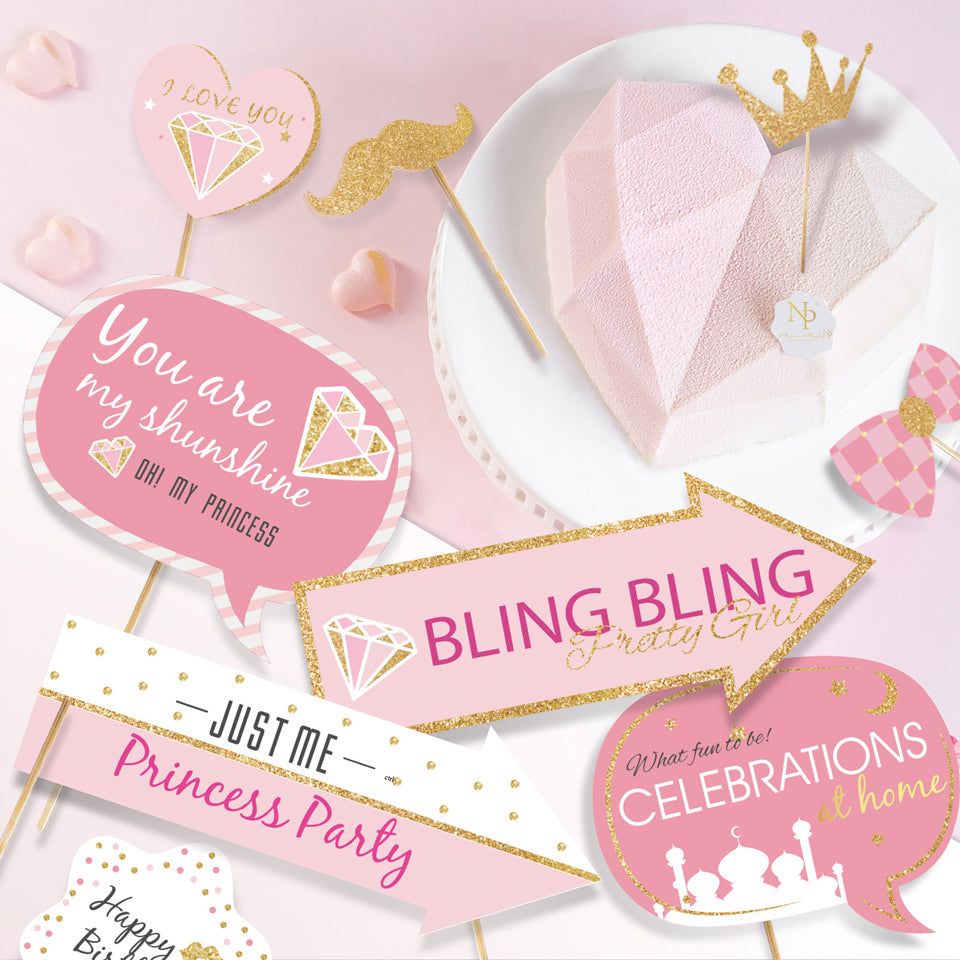 Princess Photo Booth Props | Nicro Party