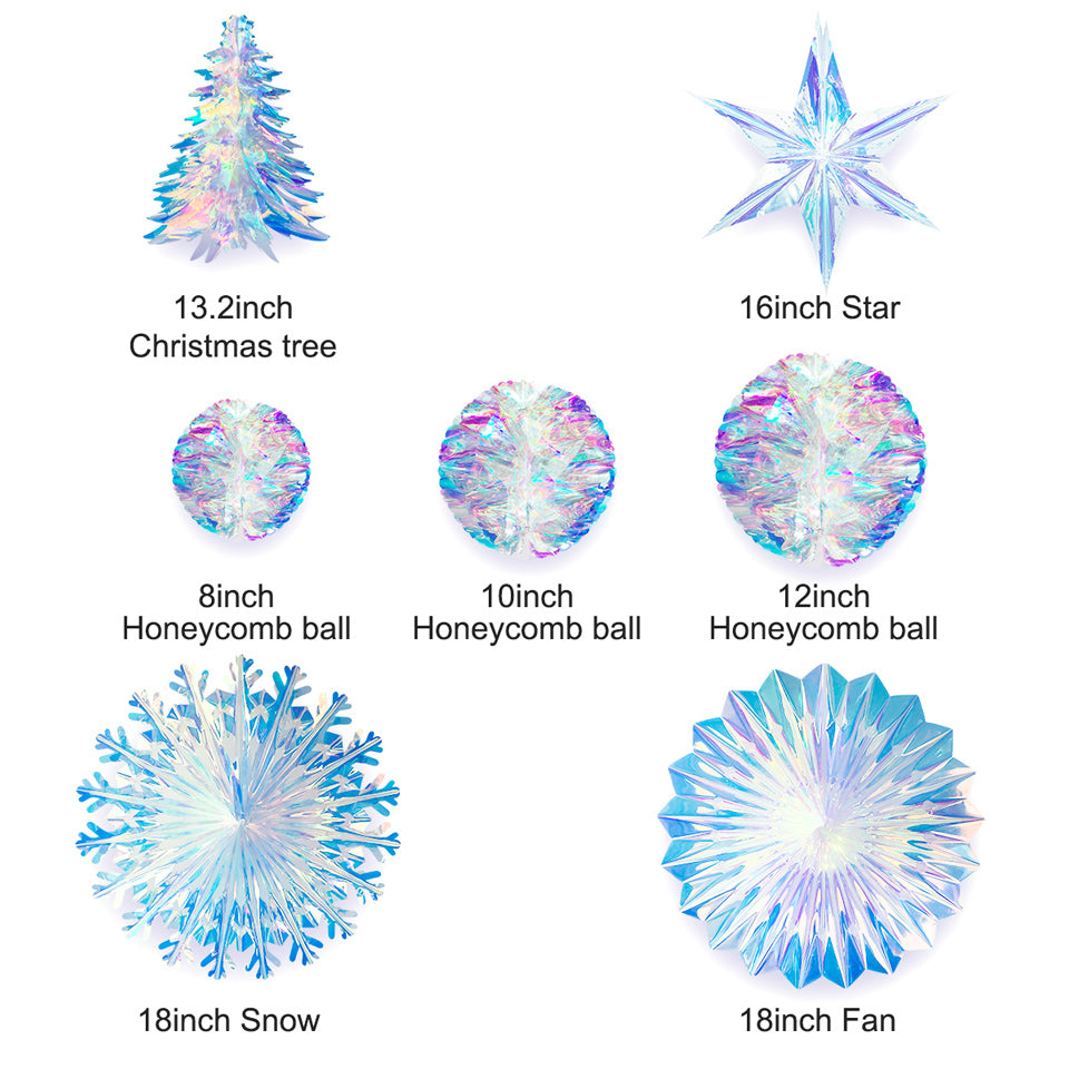 Rainbow Neon Film Party Decoration details