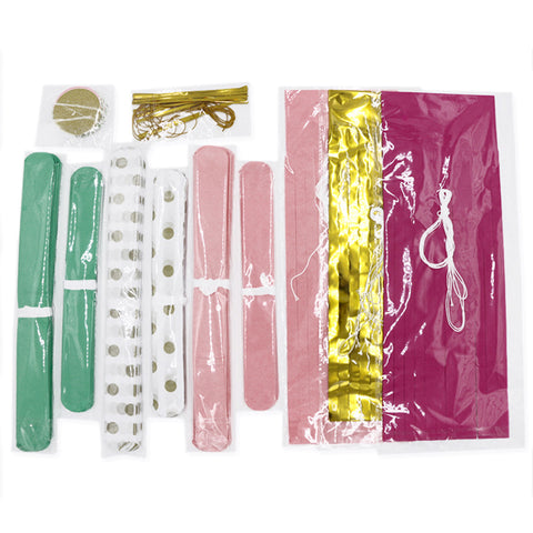 Image of Rose Gold Pink Party Decoration Kit