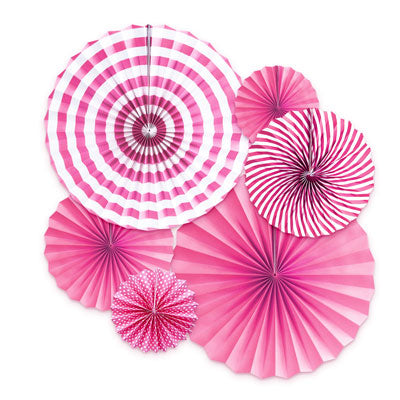 6 or 8 pcs/set Party Paper Fans   | Nicro Party