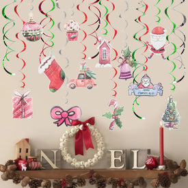 Santa Claus Car Spiral Ornaments | Nicro Party