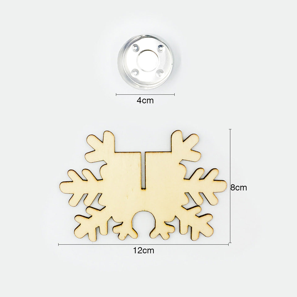 Snowflake Tea Light Candle Holder | Nicro Party 