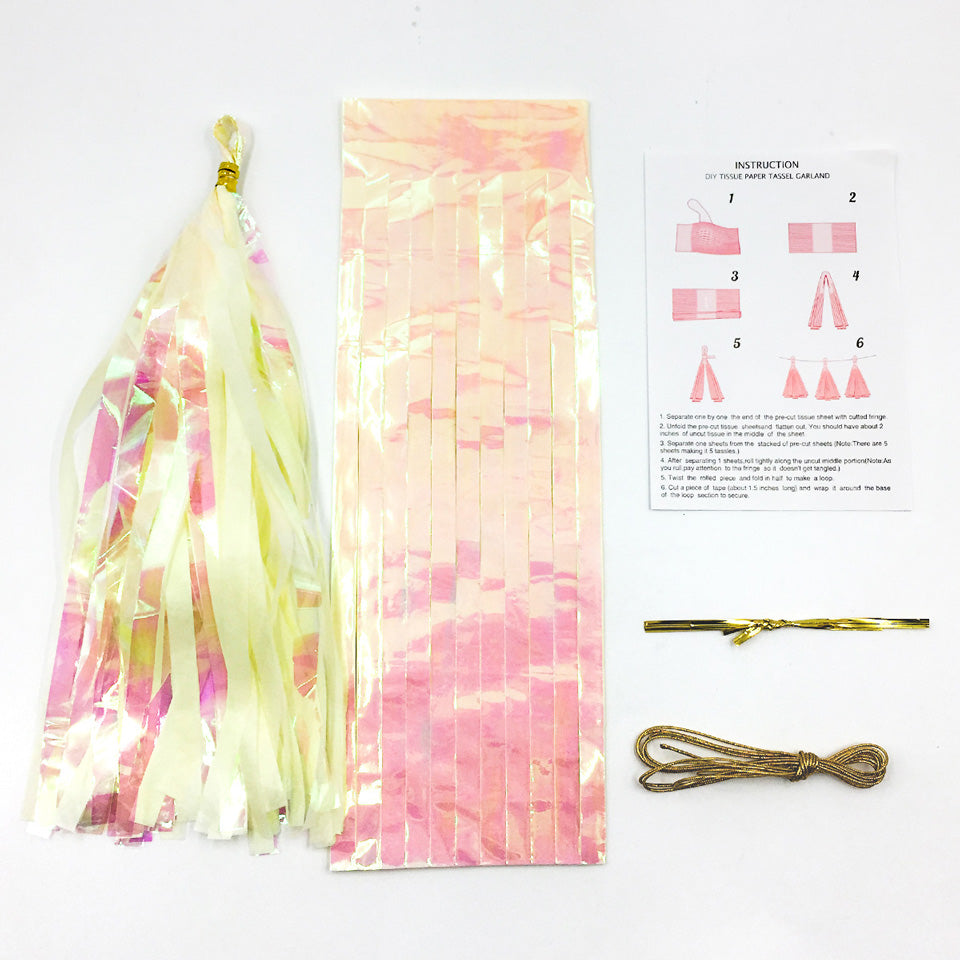 Neon Film PET Paper Tissue Tassel | Nicro Party