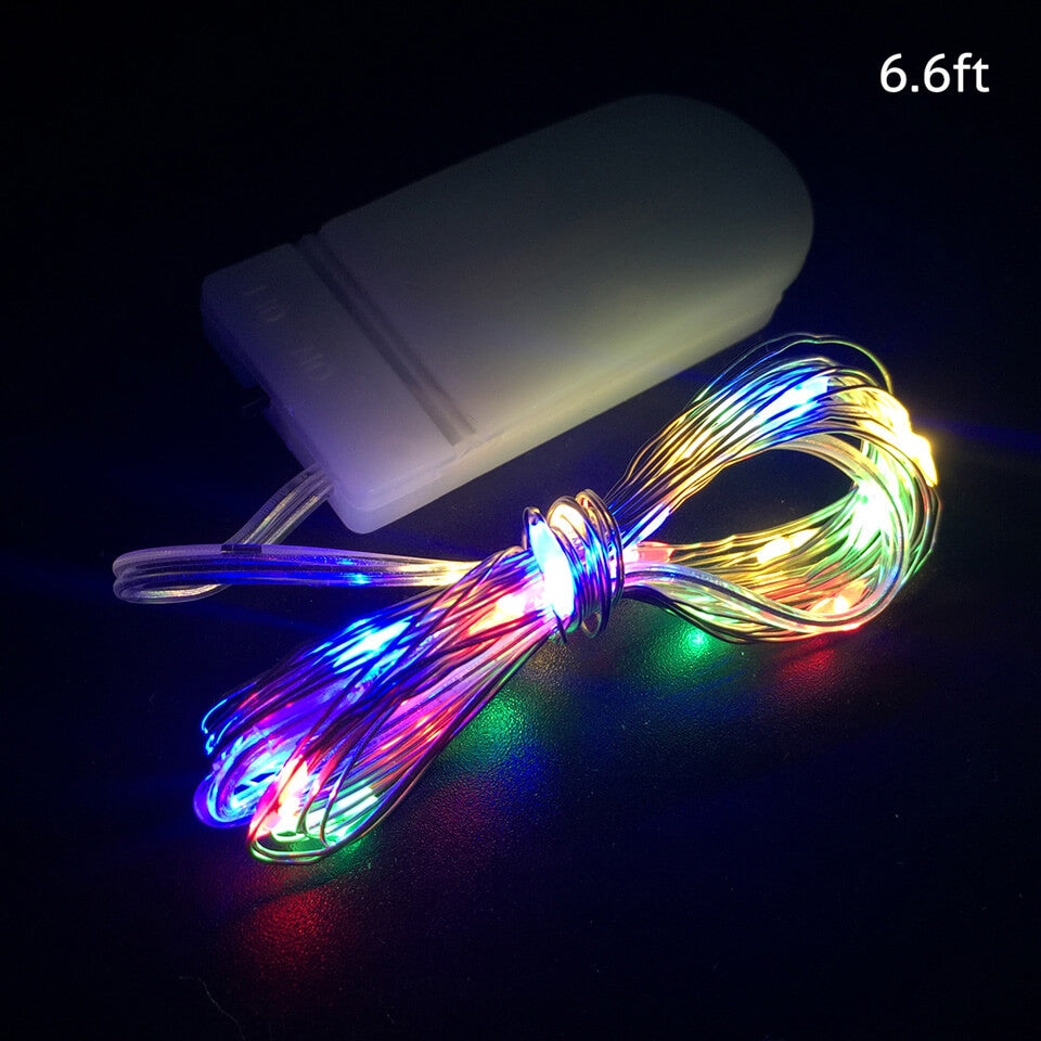1/2/3M 10/20/30 Leds Christmas Lights String LED for Festival Wedding Birthday | Nicro Party