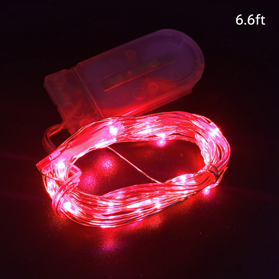 1/2/3M 10/20/30 Leds Christmas Lights String LED for Festival Wedding Birthday | Nicro Party