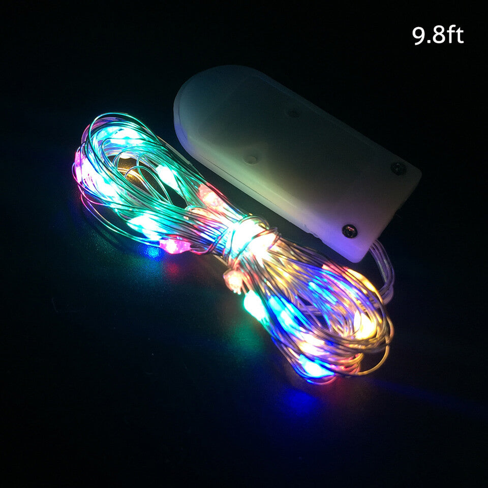 1/2/3M 10/20/30 Leds Christmas Lights String LED for Festival Wedding Birthday | Nicro Party