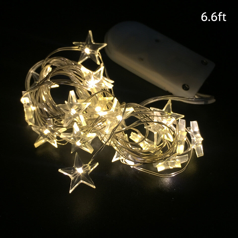 1/2/3M 10/20/30 Leds Christmas Lights String LED for Festival Wedding Birthday | Nicro Party