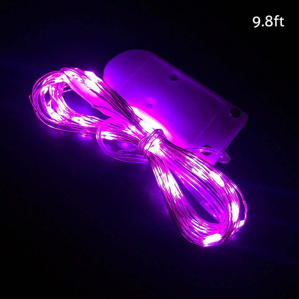 1/2/3M 10/20/30 Leds Christmas Lights String LED for Festival Wedding Birthday | Nicro Party