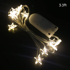 1/2/3M 10/20/30 Leds Christmas Lights String LED for Festival Wedding Birthday | Nicro Party
