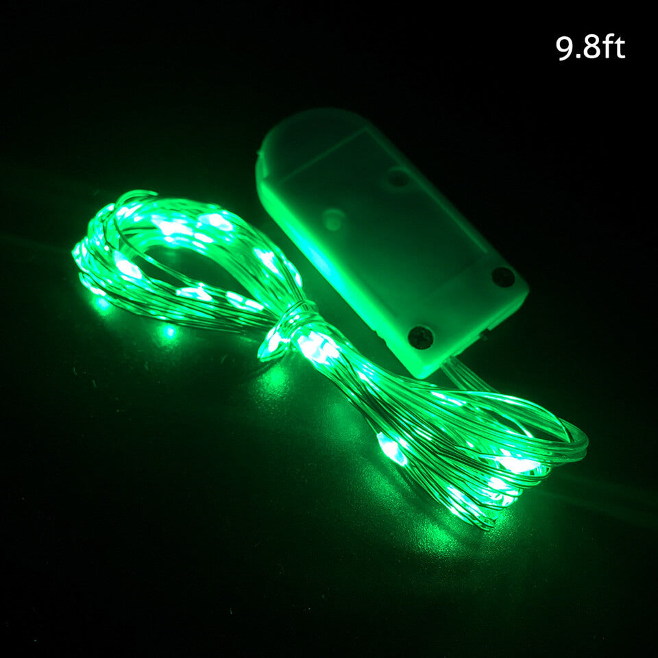 1/2/3M 10/20/30 Leds Christmas Lights String LED for Festival Wedding Birthday | Nicro Party