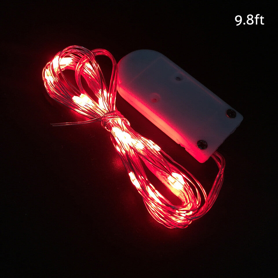 1/2/3M 10/20/30 Leds Christmas Lights String LED for Festival Wedding Birthday | Nicro Party