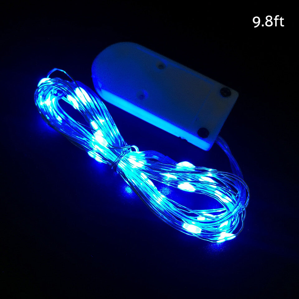 1/2/3M 10/20/30 Leds Christmas Lights String LED for Festival Wedding Birthday | Nicro Party