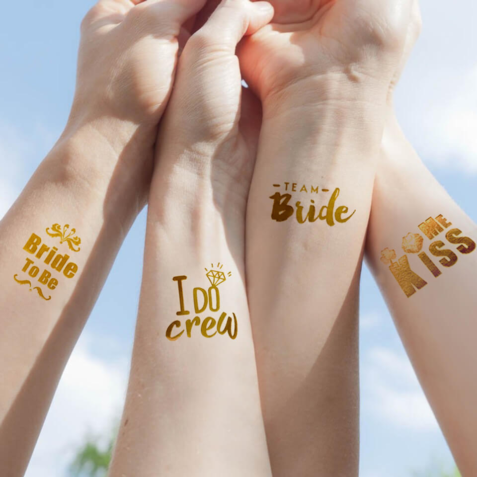 Team Bride Tattoo Sticker | Nicro Party
