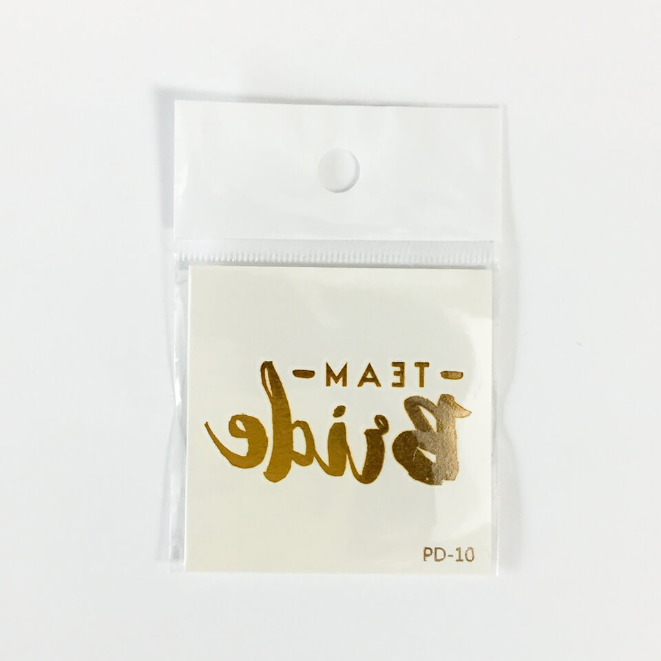 Team Bride Tattoo Sticker | Nicro Party