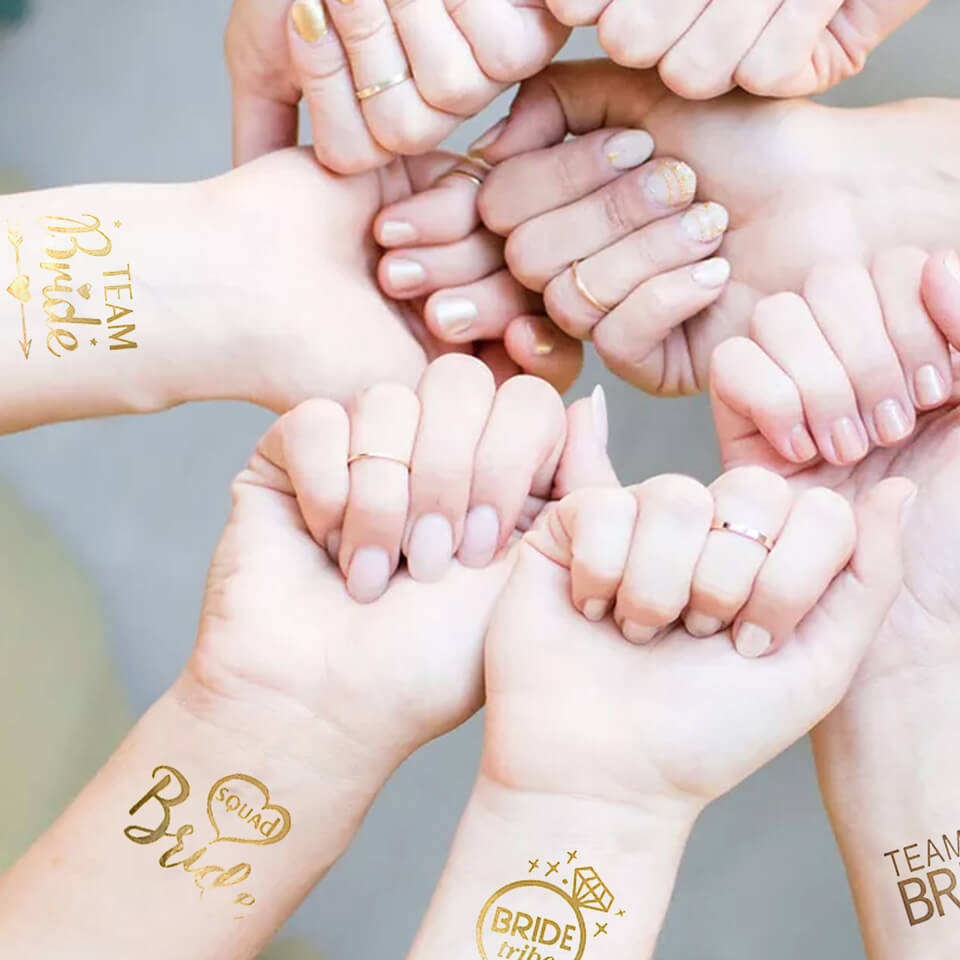 Team Bride Tattoo Sticker | Nicro Party