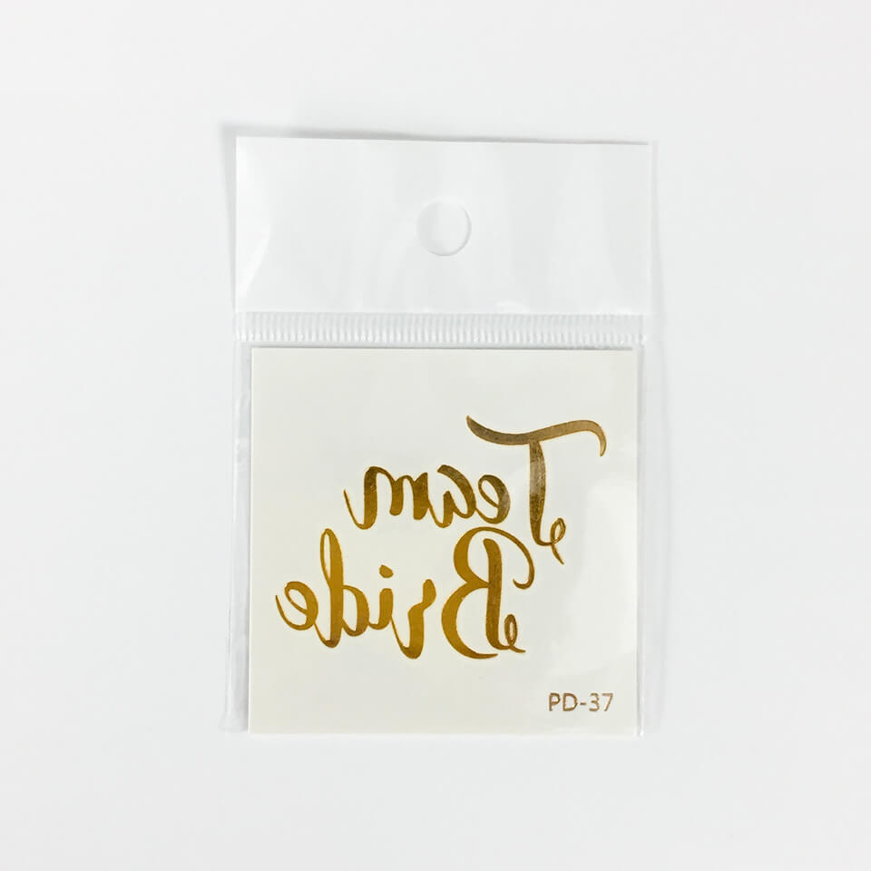 Team Bride Tattoo Sticker | Nicro Party