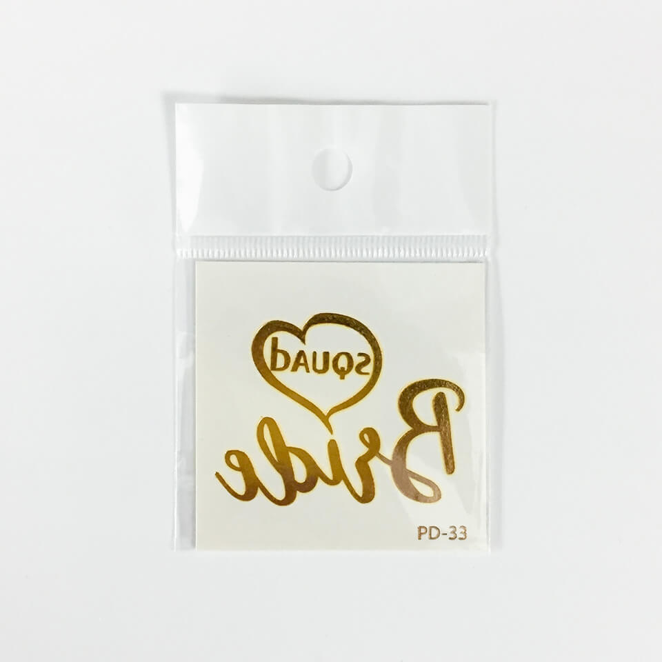 Team Bride Tattoo Sticker | Nicro Party