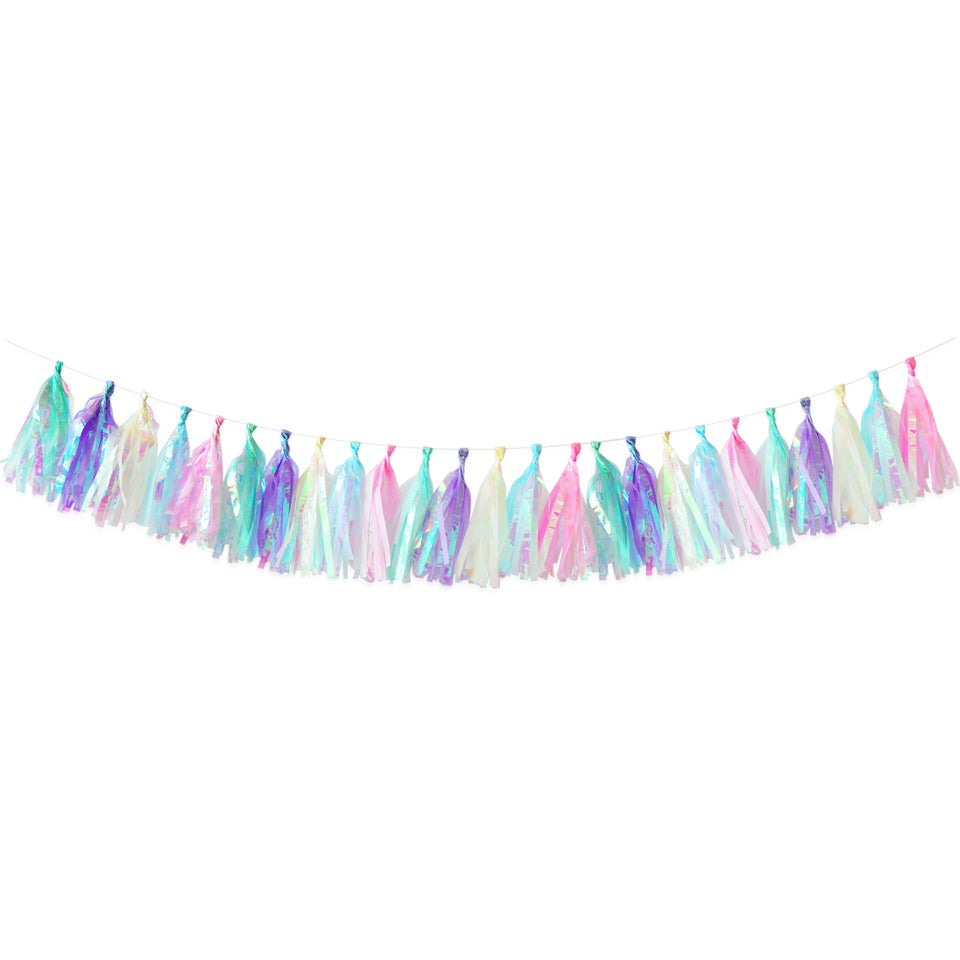 Unicorn Party Paper Foil Tissue Tassel