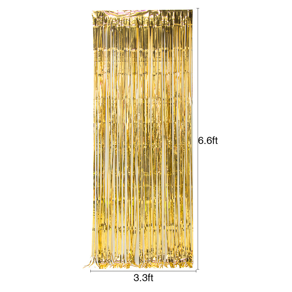 Unicorn Theme Tassel Curtain Balloons Kit